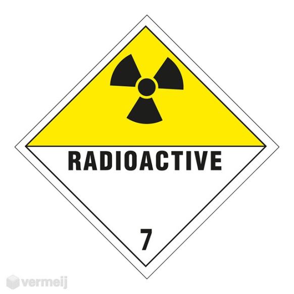 ADR etiketten -  ADR 7.3 Radioactive III PP