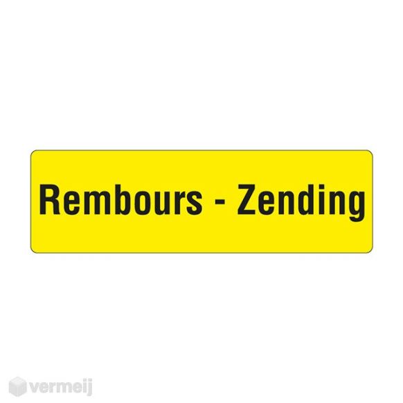 Shipping en attention labels -  REMBOURS