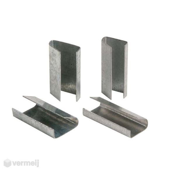 Omsnoeringsband - Metalen zegels 13 mm à 1000 st
