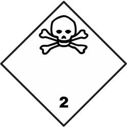 ADR etiketten -  ADR 2.3 Toxic gas PP