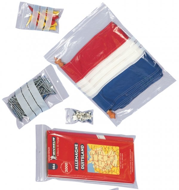 Hersluitbare zakken - Poly Zip bags   4 x   6 cm 50 mµ à 1000 st