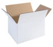 Dozen enkele golf bruin en wit - Kartonnen doos wit 30 x 29.5 x 12 cm WS 201 30