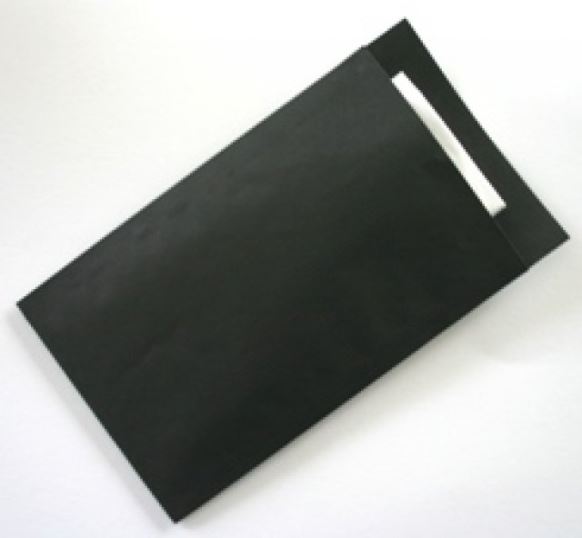 Papieren zak zwart 7 x 13 cm à 1000 st