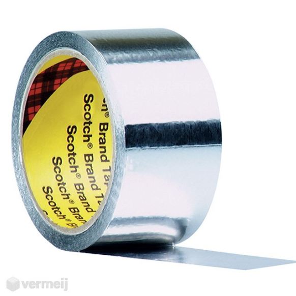Aluminium tape - Aluminiumtape 3M 1436 100 mm x 50 mtr.