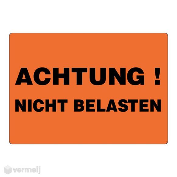 Shipping en attention labels -  ACHTUNG