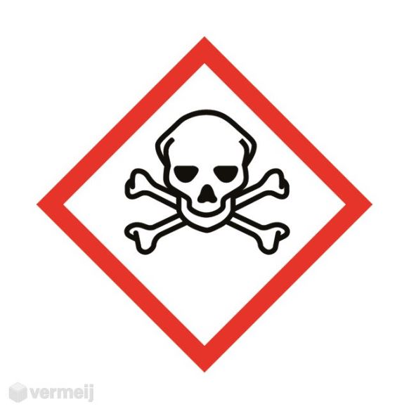 GHS veiligheidsetiketten -  Gev.etiket GHS 06 Giftige stof