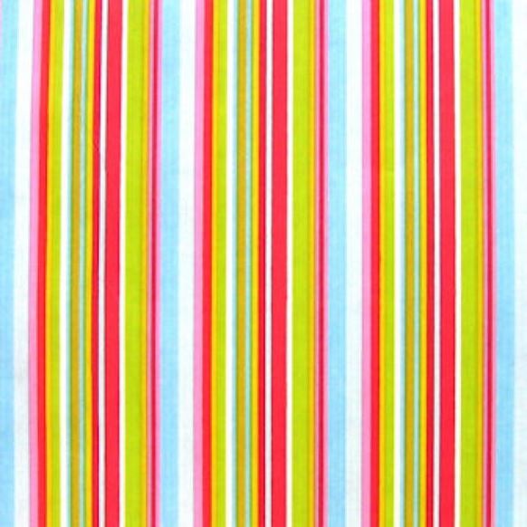 Papierrollen - Rol gekleurd, gekleurd strepen 50 cm x 200 mtr