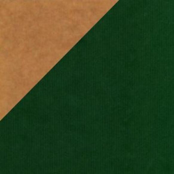 Inpakpapier - Rol gekleurd, groen 50 cm x 200 mtr