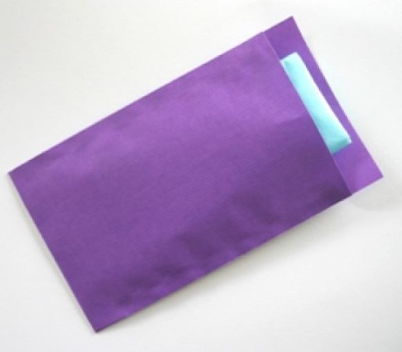 Papieren zakken -  Papieren zak paars
