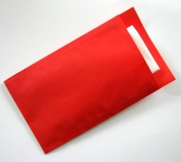 Papieren zakken -  Papieren zak rood