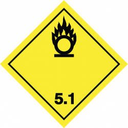 ADR etiketten -  ADR 5.1 Oxidizing agent PP