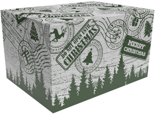 Geschenkdozen -  Christmas Delivery Groen