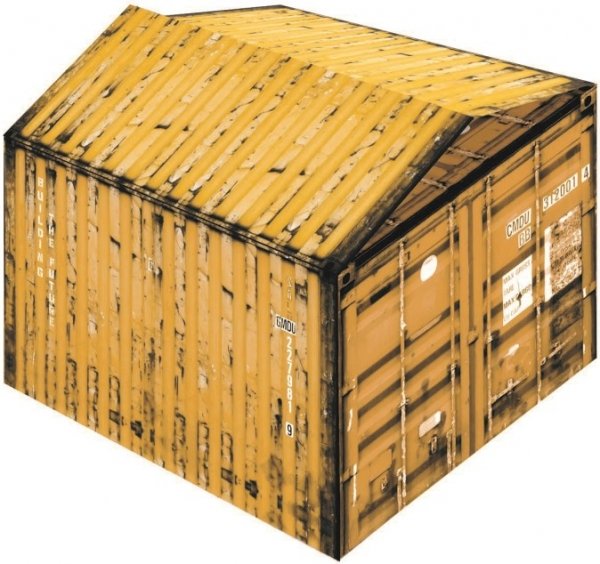 Geschenkdozen -  Containerdoos Geel