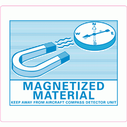 IATA etiketten -  IATA Magnetized Material PP