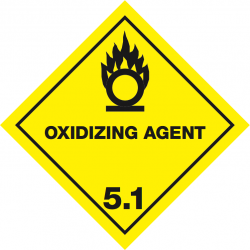 IATA etiketten -  IMO/IATA 5.1 Oxidizing agent PP