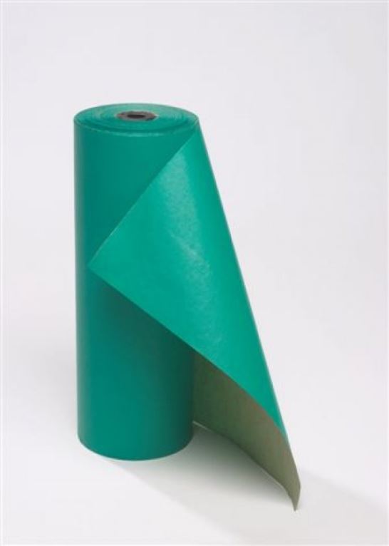 Inpakpapier - Rol gekleurd Groen/bruin 50 cm br. x 400 mtr 50 gr