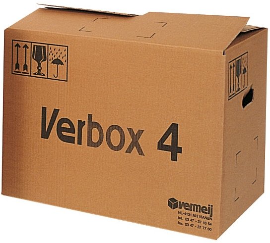 Verhuisdozen - Kartonnen doos bruin 48.3 x 32 x 35.8 cm AE verhds 15