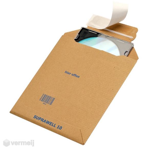 Kartonnen enveloppen - Supragolf kraft 25 x 35.3 cm A4+ à 100 st